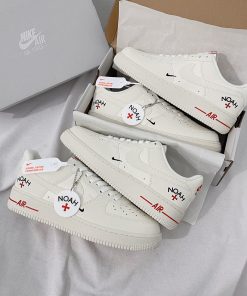 Giày Nike Air Force 1 Low NOAH 'White Red' - Like Auth giay nike air force 1 noah white red likeauth 2
