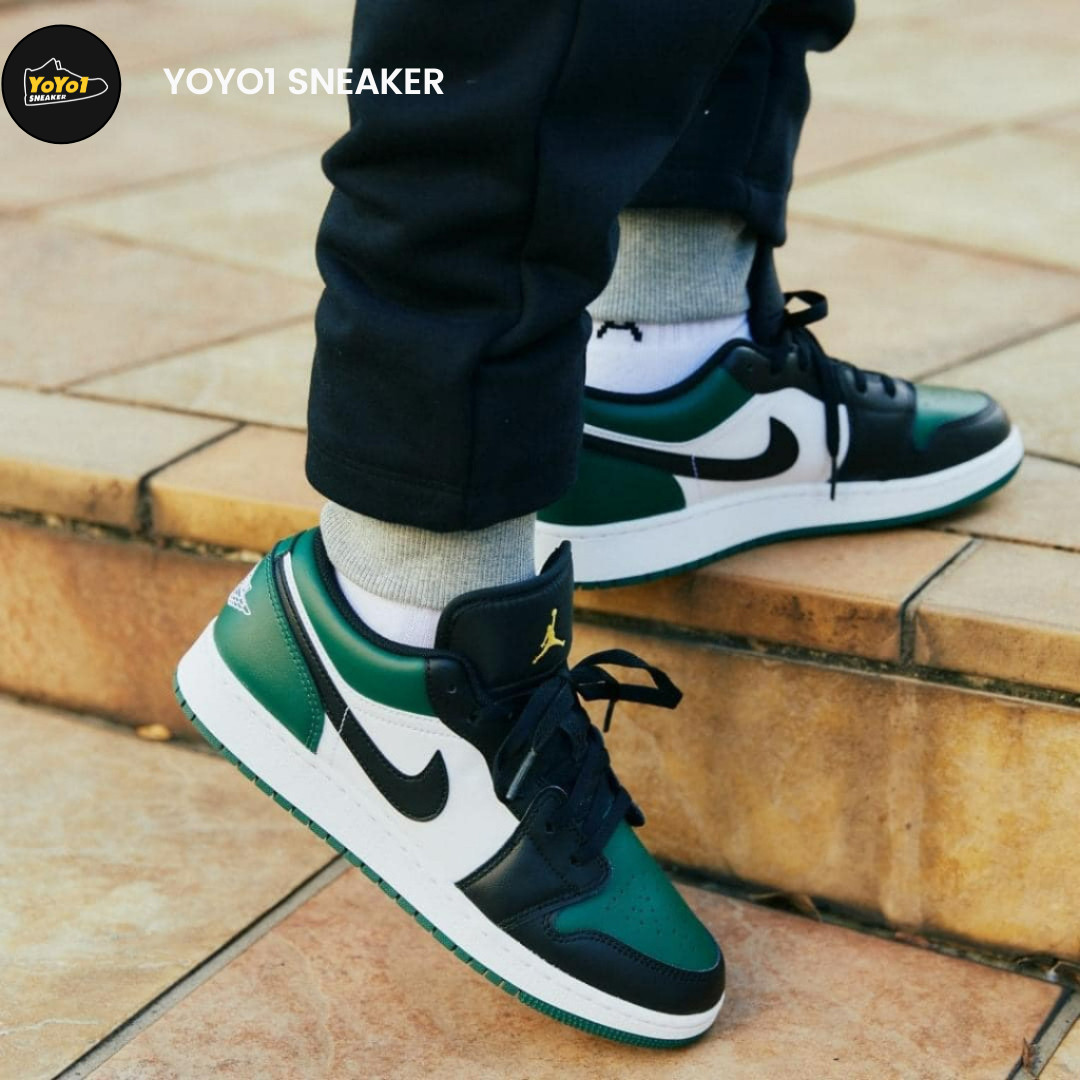 Giày Nike Air Jordan 1 Low 'Green Toe' - Like Auth Giày Nike Air Jordan 1 Low 'Green Toe'