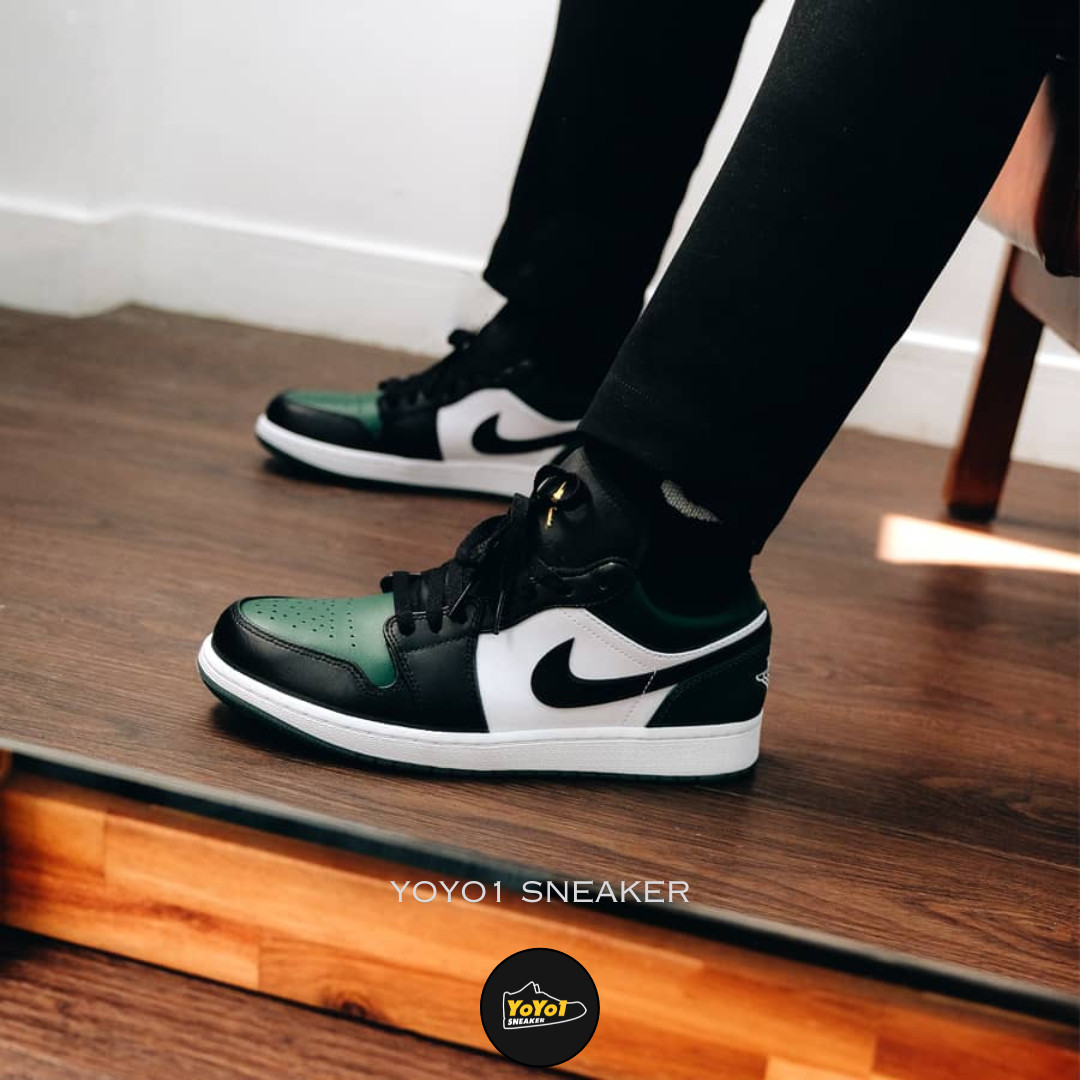 Giày Nike Air Jordan 1 Low 'Green Toe' - Like Auth Giày Nike Air Jordan 1 Low 'Green Toe'