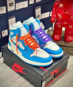 Giày Nike Air Jordan 1 High Off White University Blue - Best Quality giay nike air jordan 1 hig off white blue best quality44