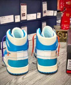 Giày Nike Air Jordan 1 High Off White University Blue - Best Quality giay nike air jordan 1 hig off white blue best quality55