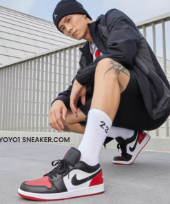 giay nike air jordan 1 low bred toe like auth 4