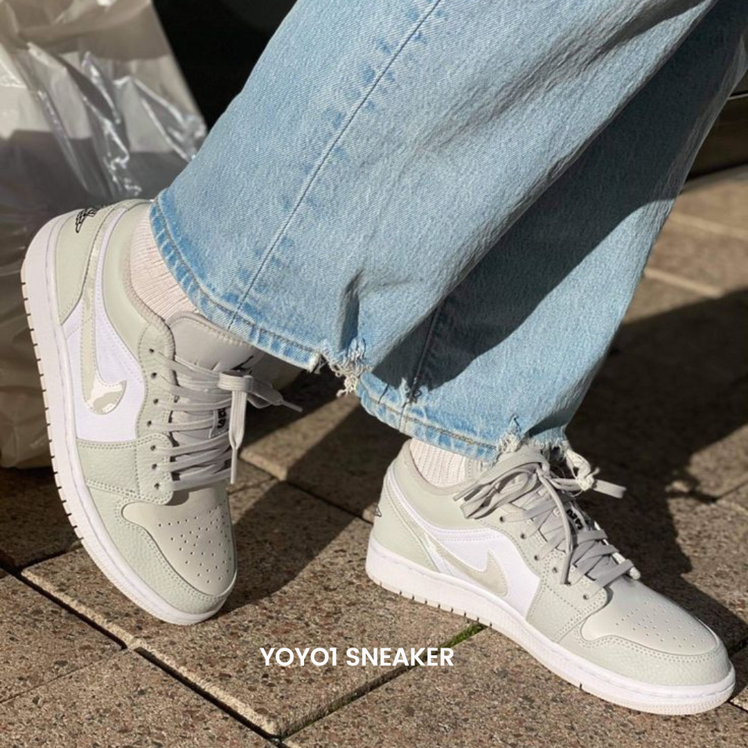 Giày Nike Air Jordan 1 Low Grey Camo - Like Auth Giày Nike Air Jordan 1 Low 'Grey Camo' - Like Auth