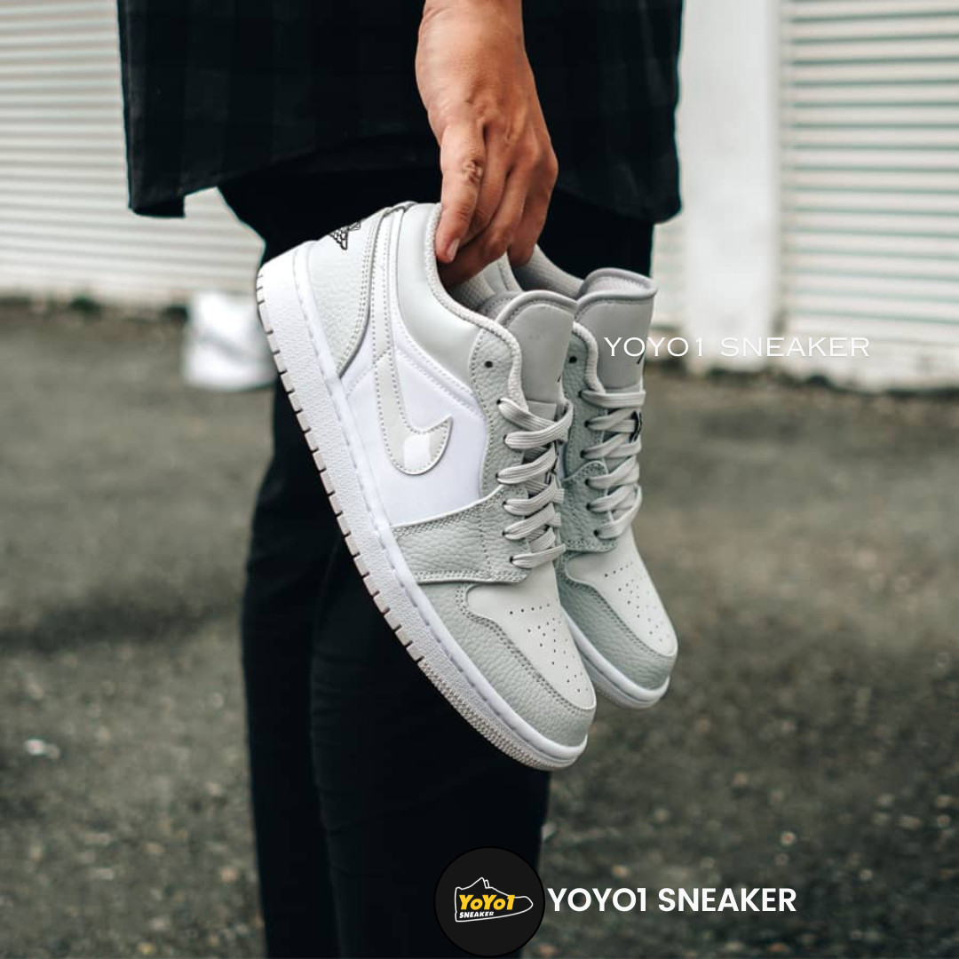 Giày Nike Air Jordan 1 Low Grey Camo - Like Auth Giày Nike Air Jordan 1 Low 'Grey Camo' - Like Auth