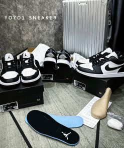 giay nike air jordan 1 low white black like auth 2
