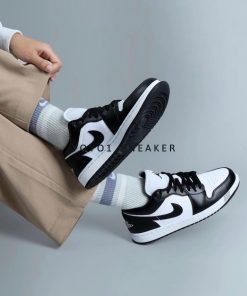 giay nike air jordan 1 low white black like auth 3