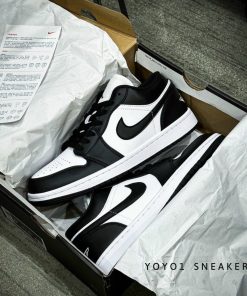 giay nike air jordan 1 low white black like auth 7