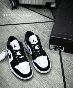 giay nike air jordan 1 low white black like auth 8