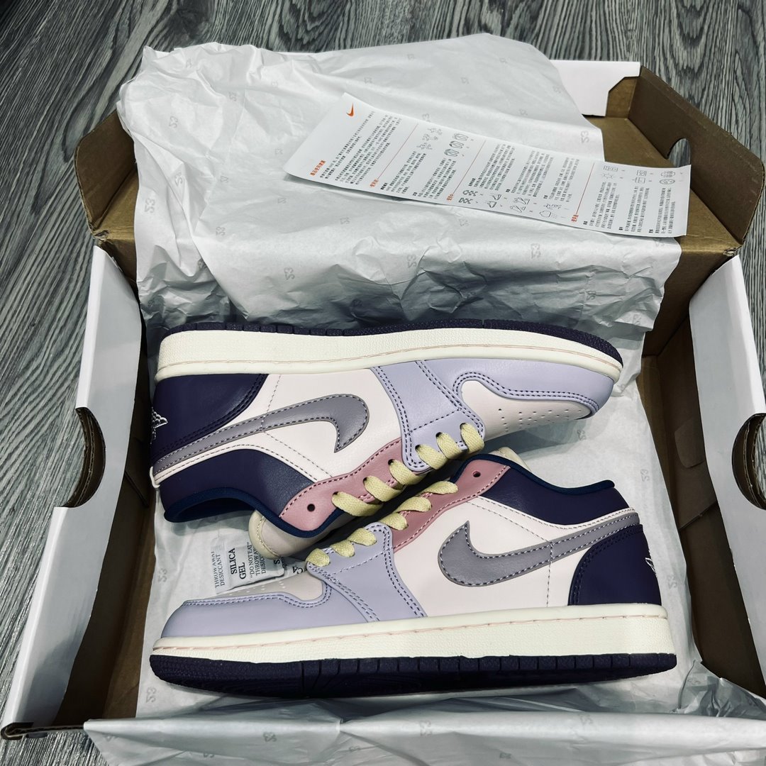 Giày Nike Air Jordan 1 Low 'Pastel Purple'- Like Auth Giày Jordan 1 Low 'Pastel Purple'