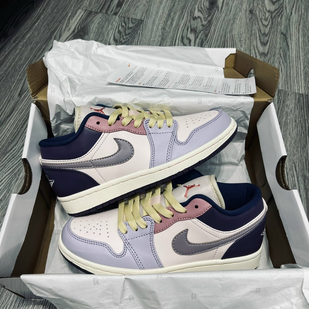 Giày Nike Air Jordan 1 Low 'Pastel Purple'- Like Auth Giày Jordan 1 Low 'Pastel Purple'