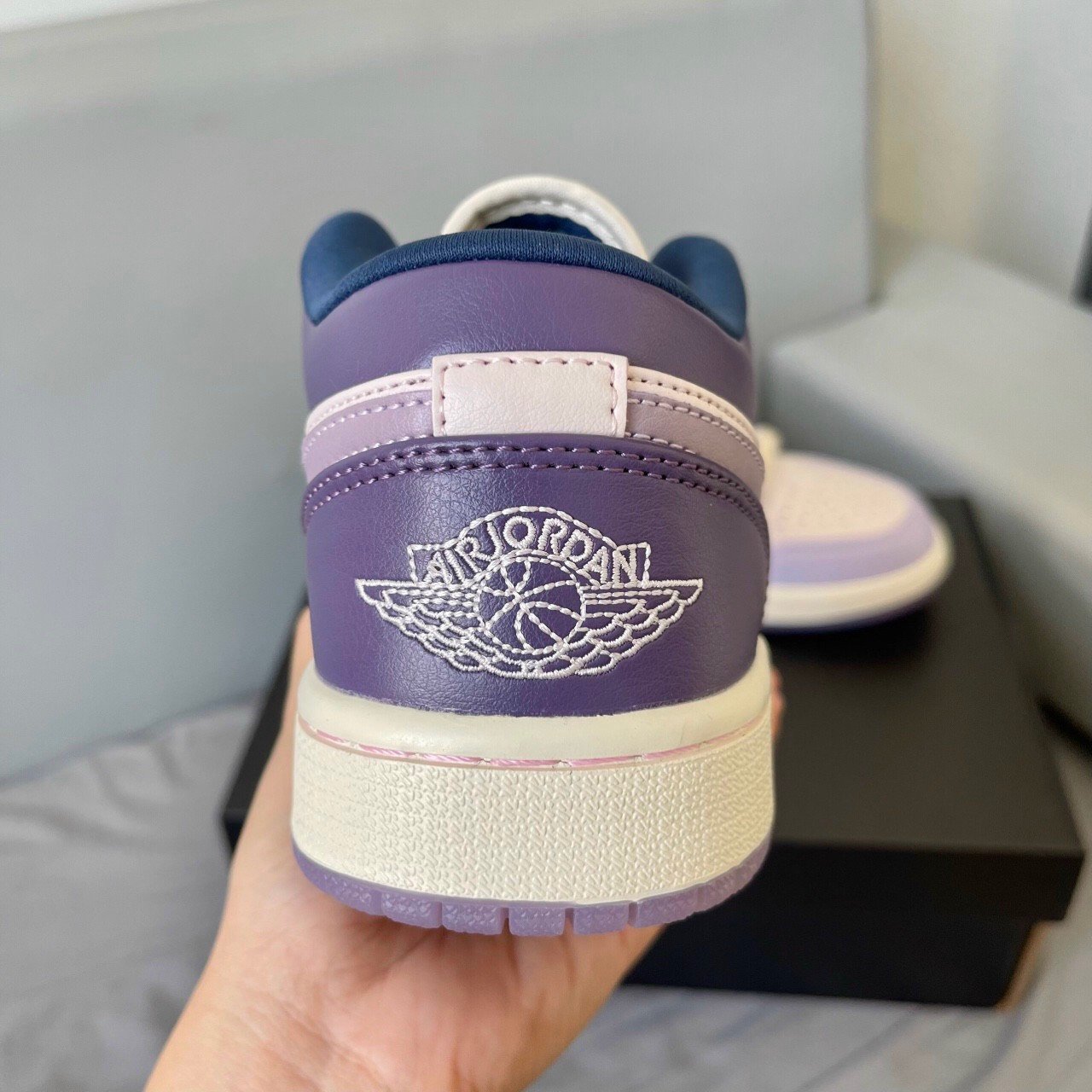 Giày Nike Air Jordan 1 Low 'Pastel Purple'- Like Auth giay nike air jordan pastel purple sieu cap 6