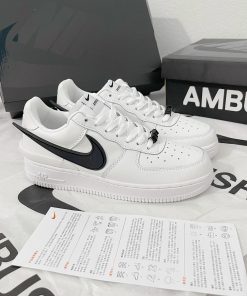Nike Air Force 1 Low x Ambush "White Black" - Like Auth giay sneaker nike air force 1 ambush white black likeauth 4