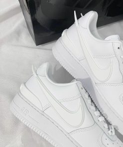 Giày Nike Air Force 1 Low x Ambush 'Triple White' - Like Auth giay sneaker nike air force 1 ambush white likeauth 5