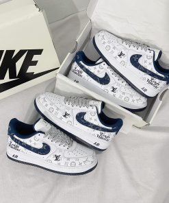 Giày Nike Air Force 1 Low x Louis Vuitton 'Denim' - Like Auth giay sneaker nike air force 1 low louis vuitton denim likeauth 2