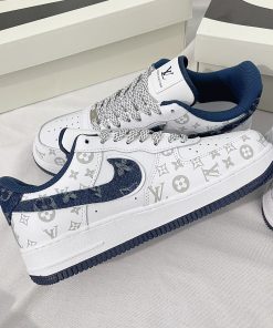 Giày Nike Air Force 1 Low x Louis Vuitton 'Denim' - Like Auth giay sneaker nike air force 1 low louis vuitton denim likeauth 4