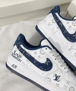 Giày Nike Air Force 1 Low x Louis Vuitton 'Denim' - Like Auth giay sneaker nike air force 1 low louis vuitton denim likeauth 5
