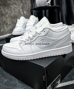 giay sneaker nike jordan triple white likeauth 2