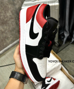 Giày Nike Air Jordan 1 Low Bred Toe - Like Auth giay nike air jordan 1 low black toe like auth 12