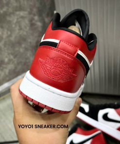 Giày Nike Air Jordan 1 Low Bred Toe - Like Auth giay nike air jordan 1 low black toe like auth