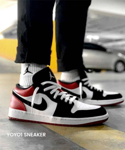 Giày Nike Air Jordan 1 Low Bred Toe - Like Auth giay nike air jordan 1 low black toe like auth 6