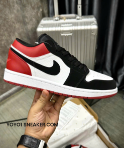 Giày Nike Air Jordan 1 Low Bred Toe - Like Auth giay nike air jordan 1 low black toe like auth 9