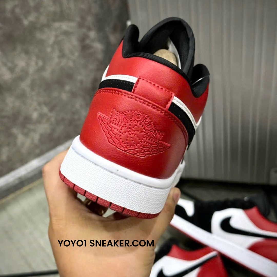 Giày Nike Air Jordan 1 Low Bred Toe - Like Auth Giày Nike Air Jordan 1 Low Bred Toe - Like Auth