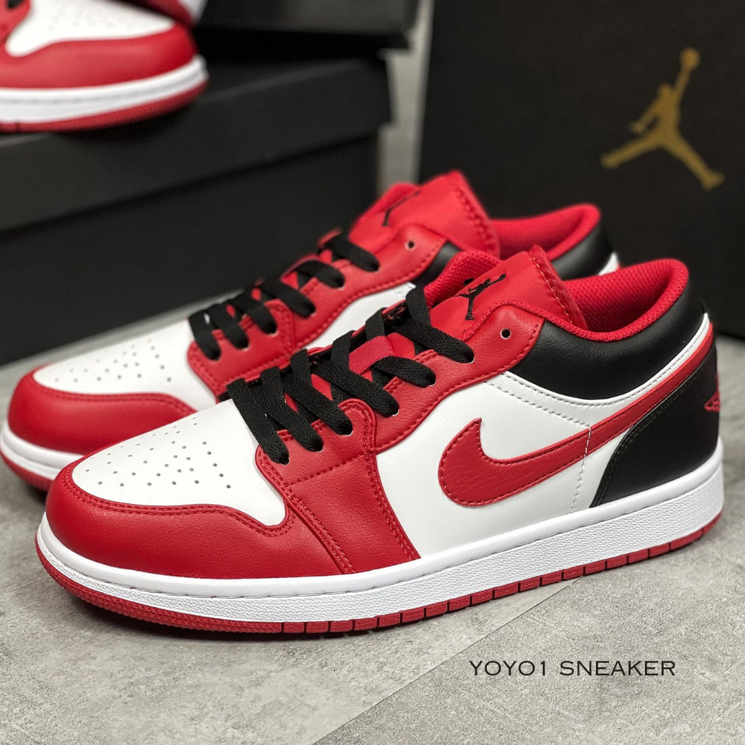 Giày Nike Air Jordan 1 Low Reverse Black Toe - Like Auth Giày Nike Air Jordan 1 Low Reverse Black Toe