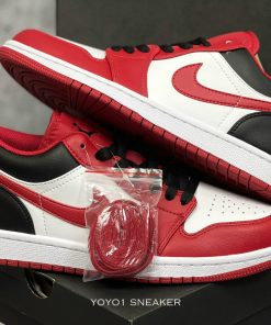 giay nike air jordan 1 low reverse black toe like auth 13
