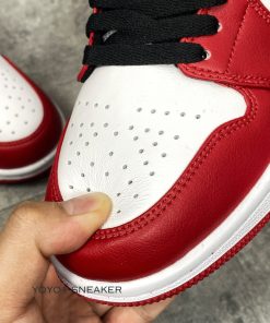 giay nike air jordan 1 low reverse black toe like auth 16