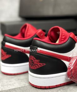 giay nike air jordan 1 low reverse black toe like auth