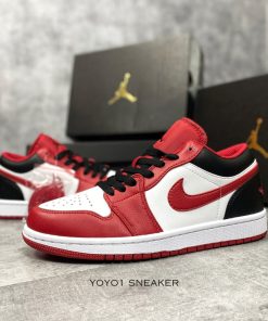 giay nike air jordan 1 low reverse black toe like auth 6