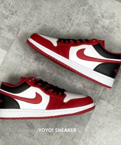 giay nike air jordan 1 low reverse black toe like auth 7