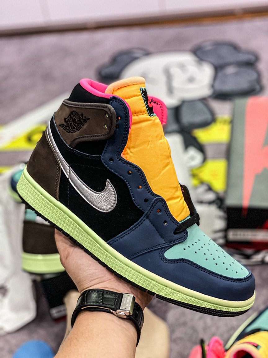 Giày Nike Air Jordan 1 High Retro 'Tokyo Bio Hack' giay sneaker nike air jordan high tokyo bio hack best quality 6