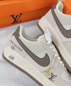 Giày Nike Air Force 1 x Louis Vuitton 'Brown' Giay Nike air force 1 louis vuitton nau likeauth 5