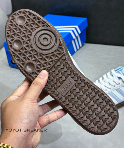 adidas samba white halo blue gum like auth