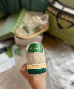 Gucci Sneaker Distressed 'Green Orange' _yoyo1sneaker