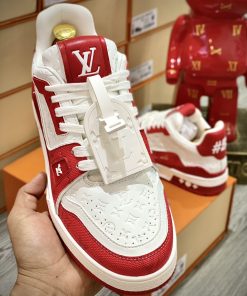 Giày Louis Vuitton Trainer #54 Signature ‘White Red’_yoyo1sneaker