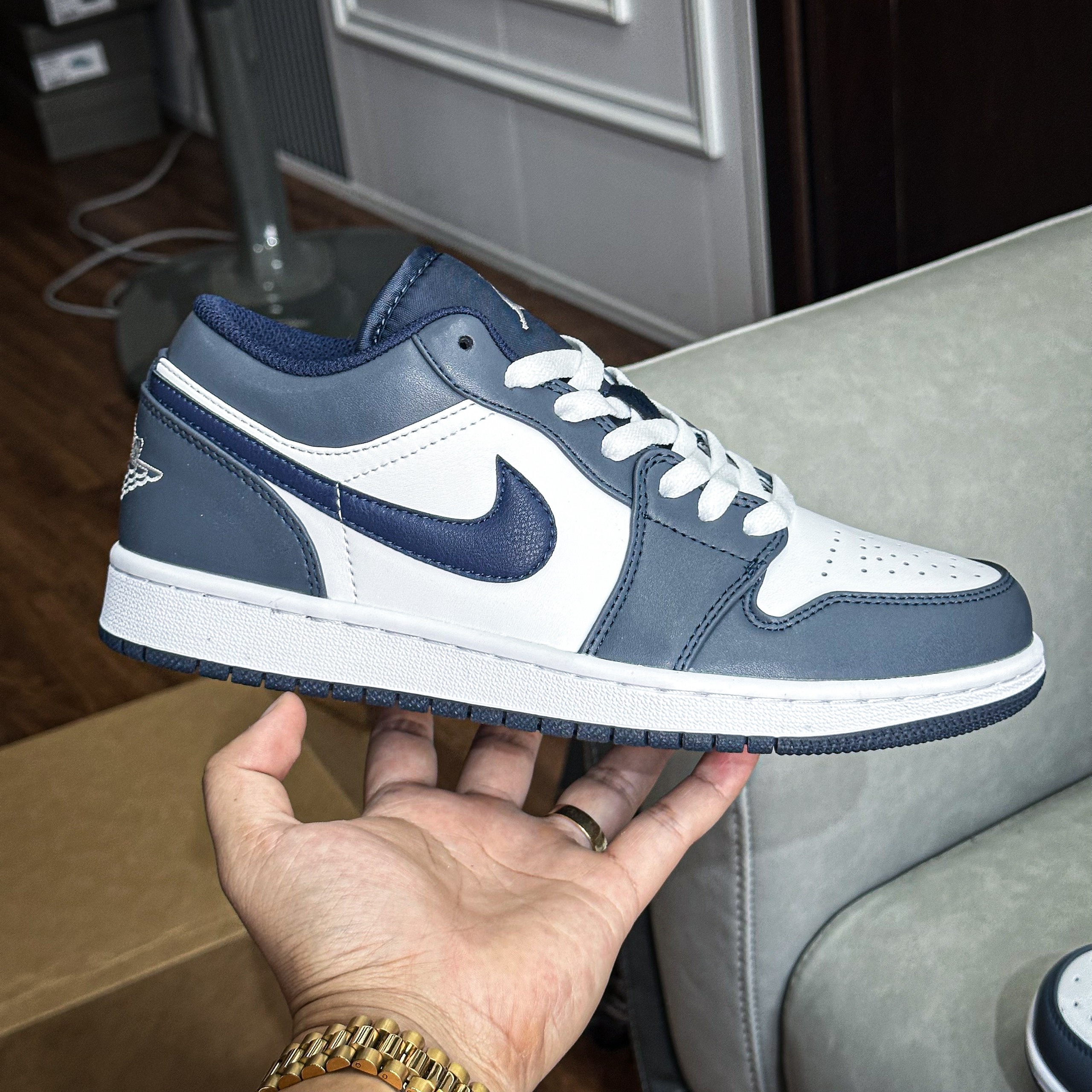 Giày Nike Air Jordan 1 Low 'Dark Tea' - Like Auth giay nike air jordan 1 low dark tea like auth 4