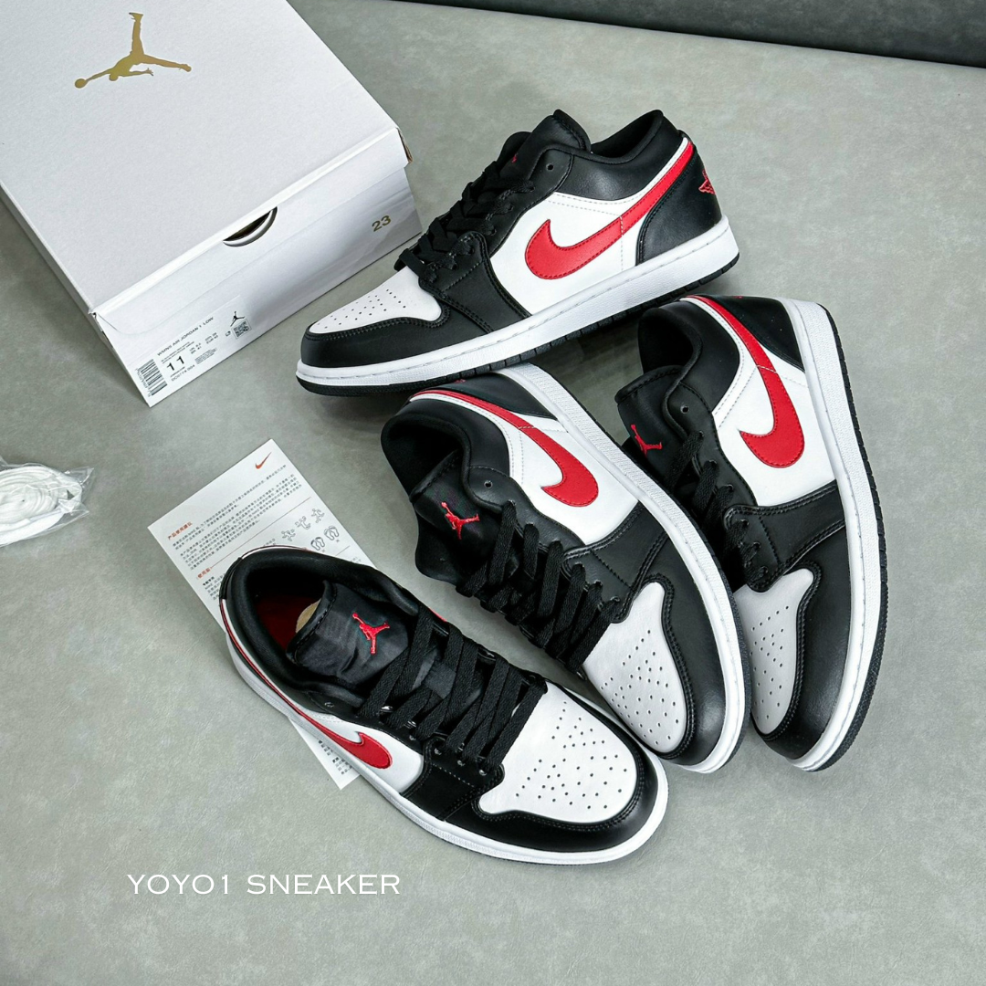 Giày Nike Air Jordan 1 Low 'Siren Red' - Like Auth Giày Nike Air Jordan 1 Low 'Siren Red' - Like Auth