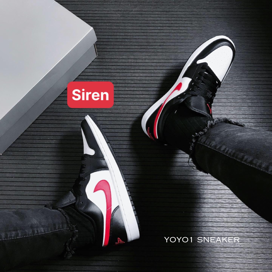 Giày Nike Air Jordan 1 Low 'Siren Red' - Like Auth Giày Nike Air Jordan 1 Low 'Siren Red' - Like Auth