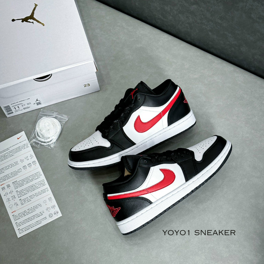 Giày Nike Air Jordan 1 Low 'Siren Red' - Like Auth Giày Nike Air Jordan 1 Low 'Siren Red' - Like Auth