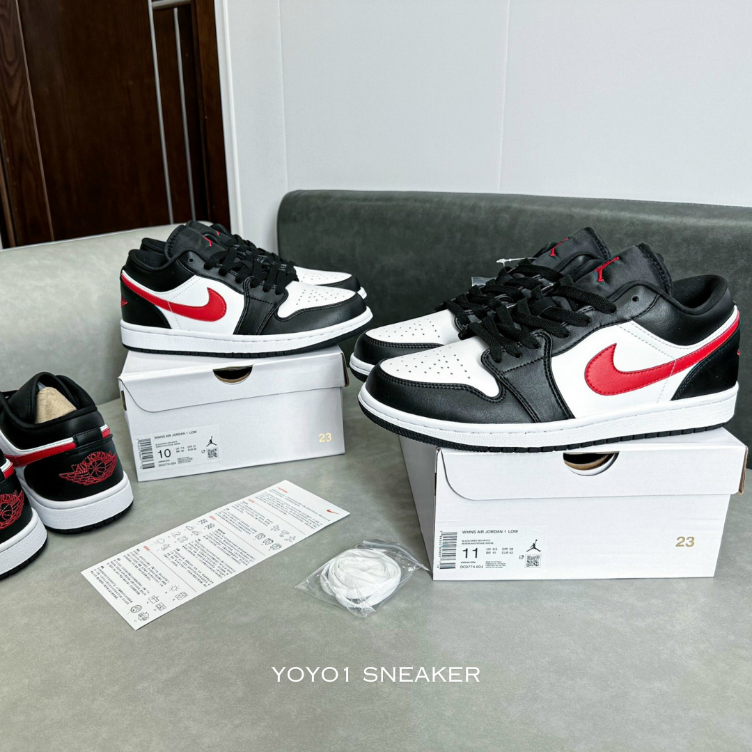 Giày Nike Air Jordan 1 Low 'Siren Red' - Like Auth Giày Nike Air Jordan 1 Low 'Siren Red' - Like Auth