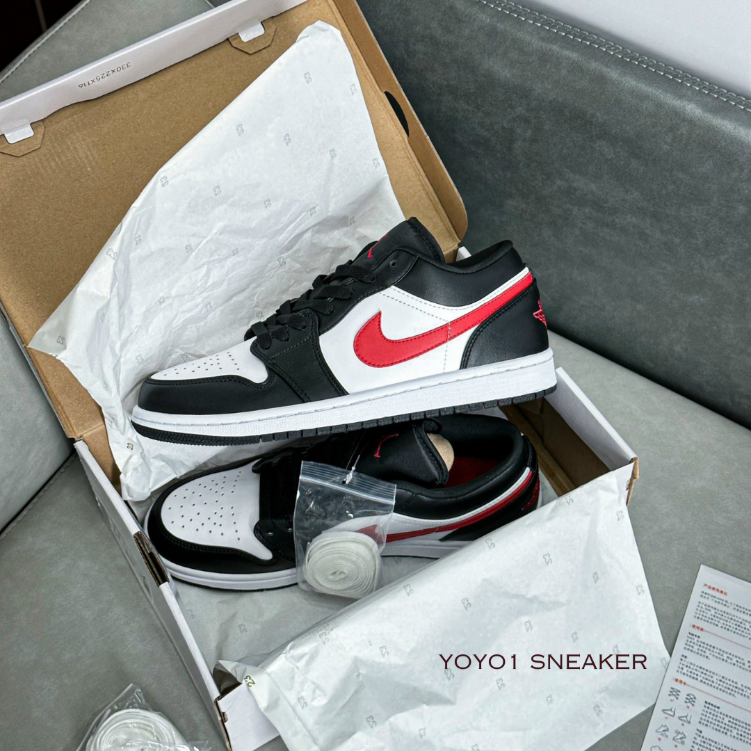 Giày Nike Air Jordan 1 Low 'Siren Red' - Like Auth Giày Nike Air Jordan 1 Low 'Siren Red' - Like Auth