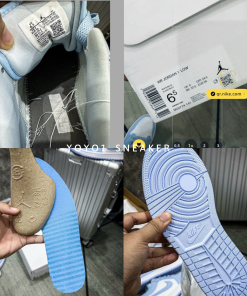 Giày Nike Air Jordan 1 Low Aluminum - Like Auth giay nike air jordan aluminum 11