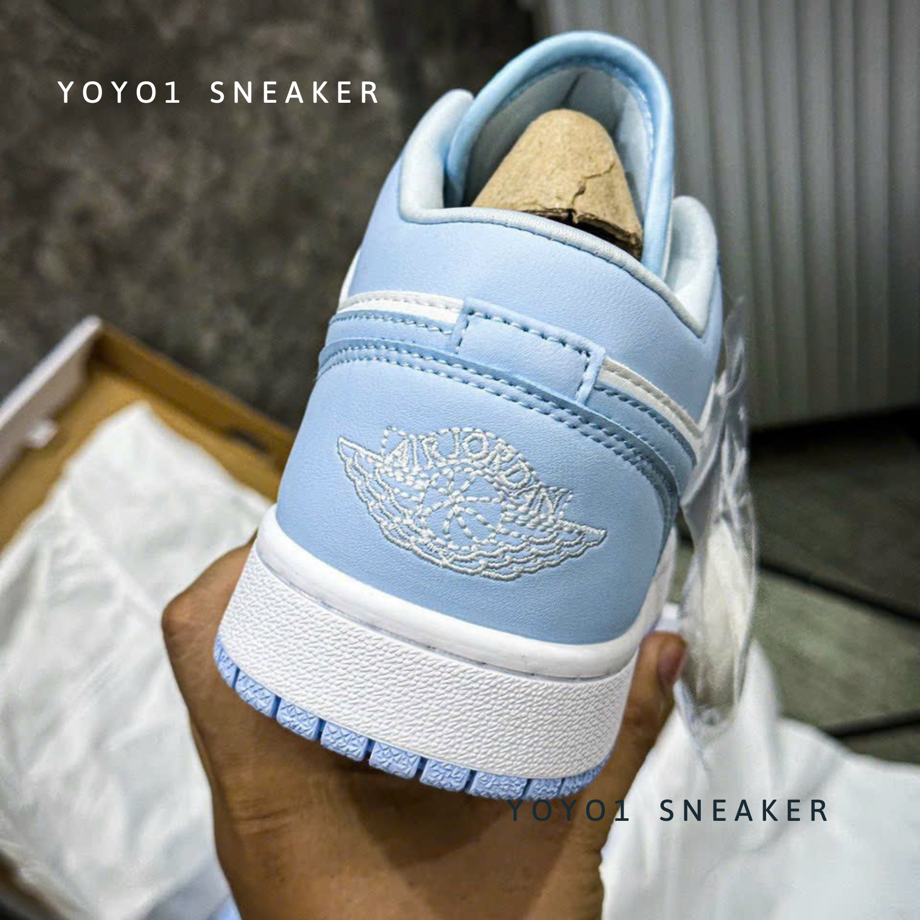 Giày Nike Air Jordan 1 Low Aluminum - Like Auth Giày Nike Air Jordan 1 Low 'Aluminum' - Like Auth