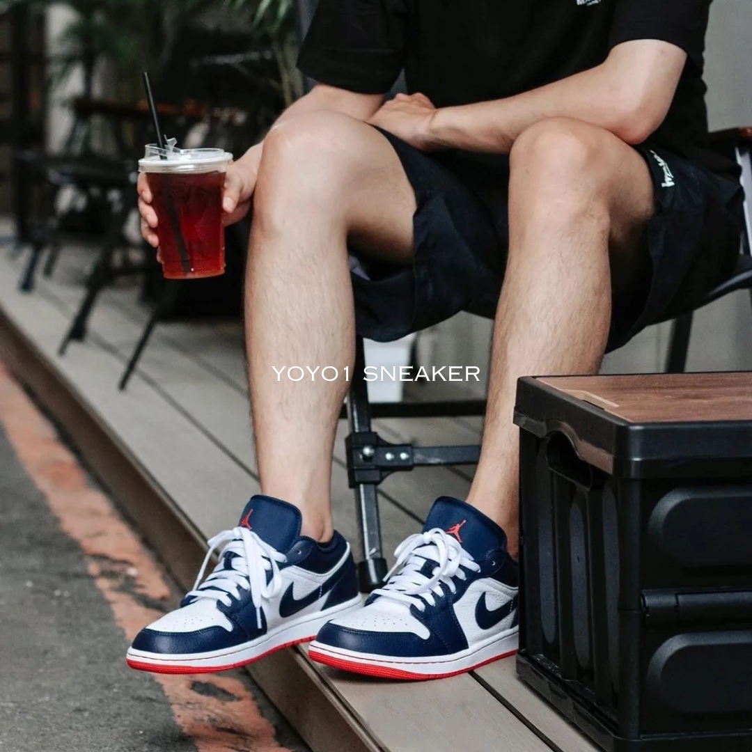 Giày Nike Air Jordan 1 Retro Low ‘Obsidian Ember Glow’ - Like Auth giay nike jordan 1 low obsidian ember glow like auth 2