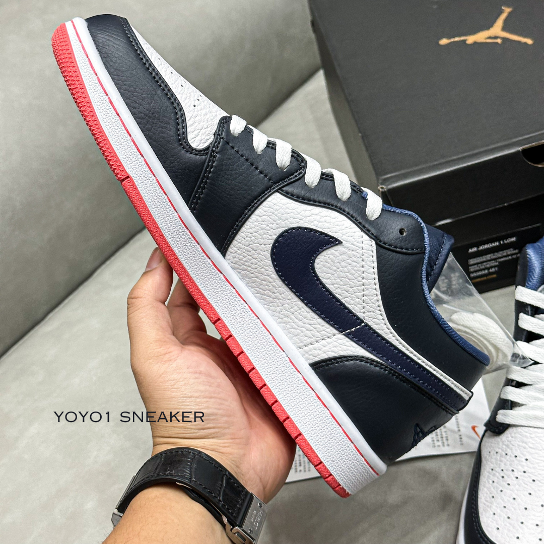 Giày Nike Air Jordan 1 Retro Low ‘Obsidian Ember Glow’ - Like Auth Nike Air Jordan 1 Retro Low ‘Obsidian Ember Glow’