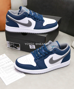 giay nike jordan 1 low true blue cement 2