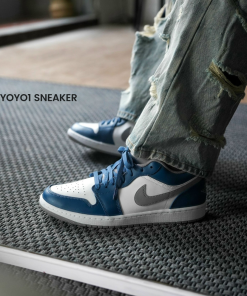 giay nike jordan 1 low true blue cement 5