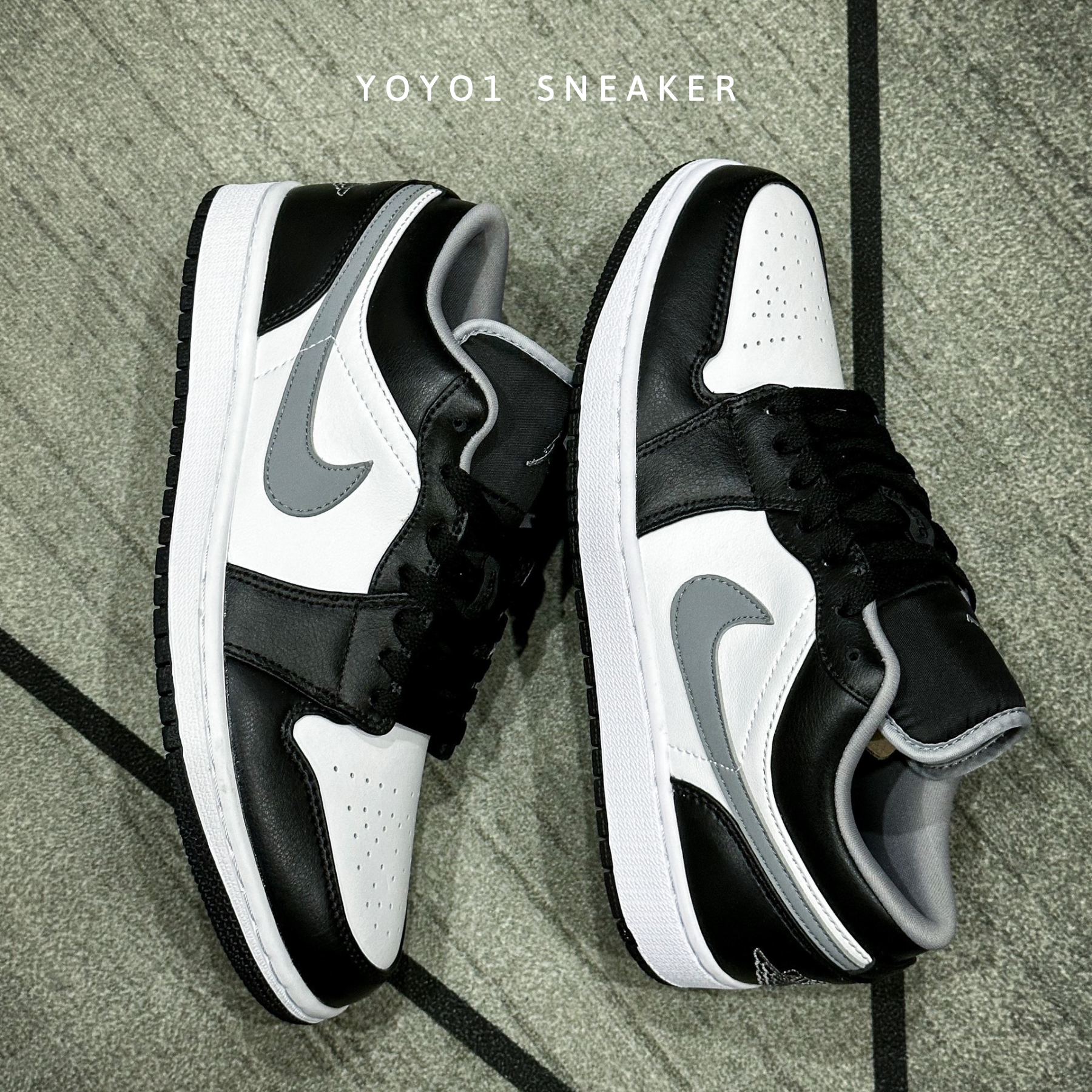 Giày Nike Air Jordan 1 Low Smoke Grey V3 - Like Auth Giày Nike Air Jordan 1 Low Smoke Grey V3 - Like Auth
